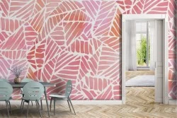 Wallpaper stripes and geometries modern design illustration