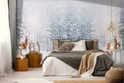 Wallpaper Forests and Trees Mountain Snow