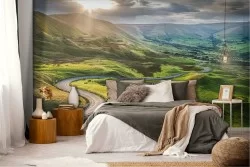 Wallpaper Meadows and Hills