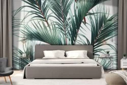 Carta da Parati Foglie Tropicale
