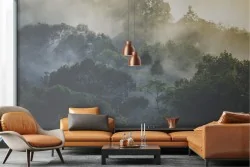 Forest trees landscape wallpaper