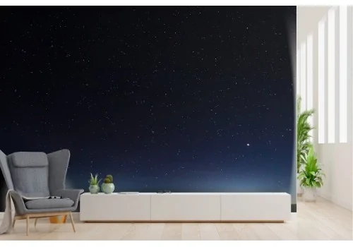 Carta da Parati paesaggio cielo stellato