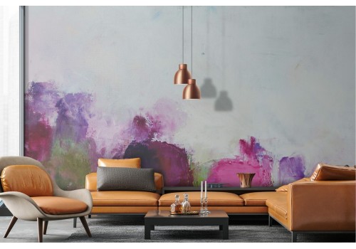 Abstract color flowers wallpaper nature painting 2