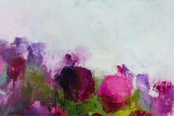 Wallpaper Design and Styles Flora and Fauna Paintings and Watercolors Modern Abstract Flowers