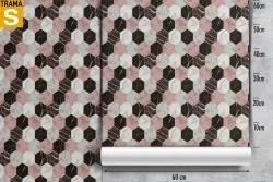 Geometric decoration luxury wallpaper tiles