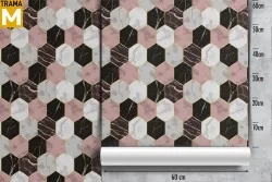 Geometric decoration luxury wallpaper tiles