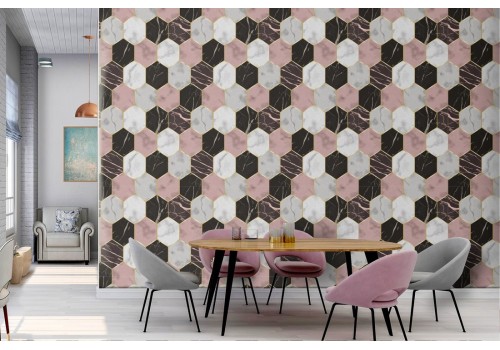 Wallpaper Design and Styles Surfaces and Textures Geometric Luxury Tiles