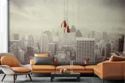 Carta da Parati New York skyline città paesaggio