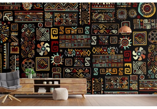 Abstract Geometries 70s Wallpaper