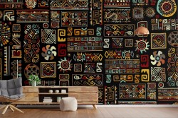 Abstract Geometries 70s Wallpaper