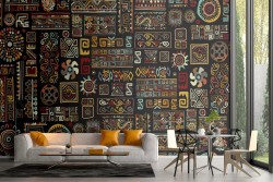 Abstract Geometries 70s Wallpaper