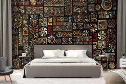 Vintage Geometric Abstract Wallpaper