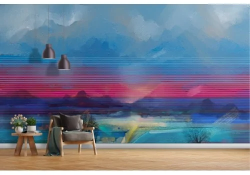 Abstract landscape nature modern wallpaper 2