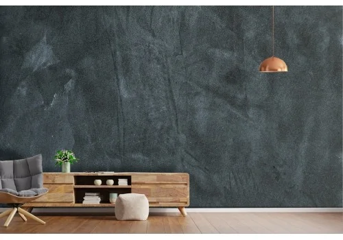 Industrial dark grey concrete surface wallpaper