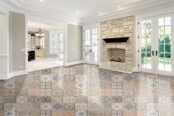 Wallpaper surface ancient tiles