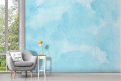 Watercolor painted sky wallpaper