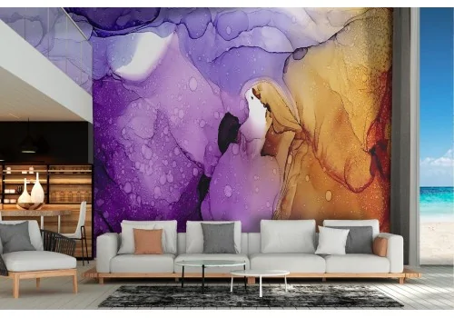 Wallpaper color spots modern abstract design