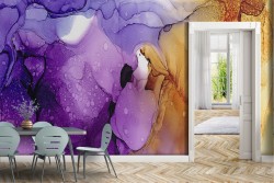 Wallpaper color spots modern abstract design