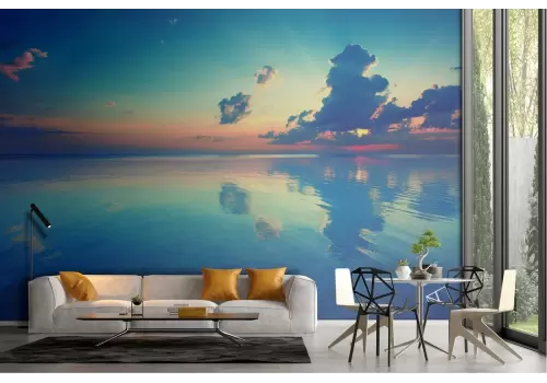 Carta da Parati paesaggio oceano tramonto