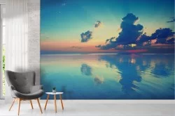 Ocean landscape sunset wallpaper