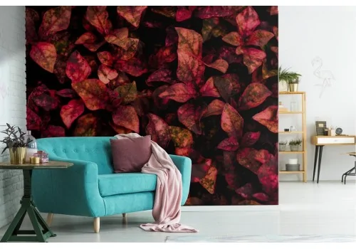 Wallpaper carpet autumn leaves