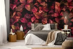 Autumn leaves wallpaper carpet