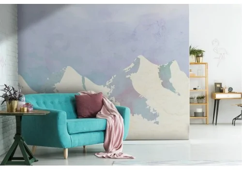 Abstract mountains landscape wallpaper