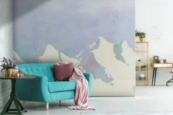 Carta da Parati montagne astratte paesaggio