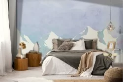 Carta da Parati montagne astratte paesaggio