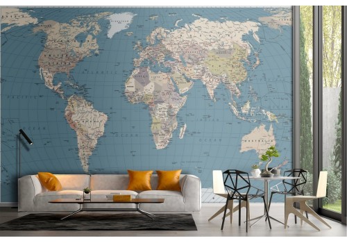 Wallpaper world map states and capitals 2