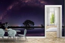 Carta da Parati Alba Tramonto Universo