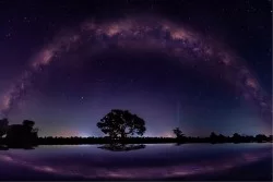 Carta da Parati Paesaggi e Natura Alba Tramonto Universo