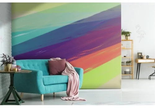 Carta da Parati arcobaleno astratto colori