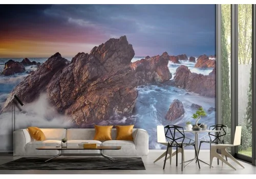 Exotic cliff ocean wallpaper