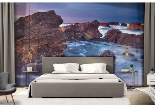 Exotic cliff ocean wallpaper 2