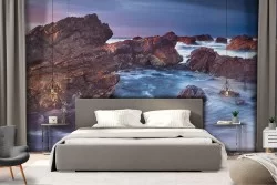 Exotic cliff ocean wallpaper