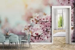 Carta da Parati Alberi Fiori