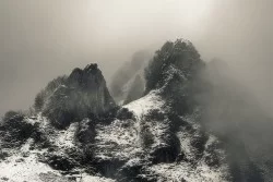 Carta da Parati Paesaggi e Natura Montagna Neve