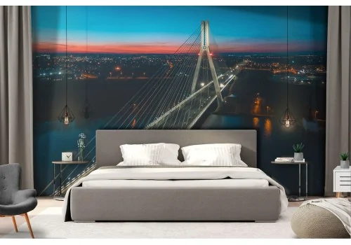 Wallpaper bridge city metropolis landscape 2