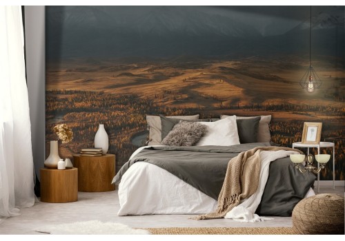 Wallpaper landscape road between mountains 2