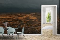 Carta da Parati Foreste e Alberi Montagna