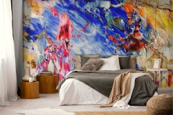 Wallpaper Paintings and Watercolor Plaster