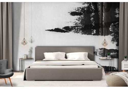 Industrial black and white concrete surface wallpaper 2