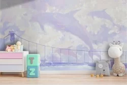 Carta da Parati Animali uccelli Fantasy Paesaggi