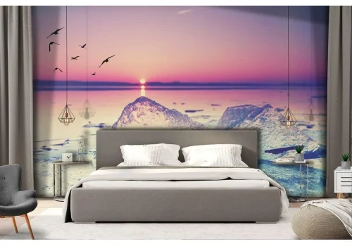 Wallpaper sea at sunset or dawn landscape 2