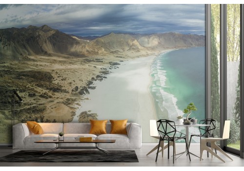 Ocean beach landscape wallpaper