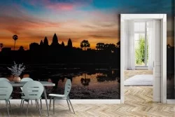 Carta da Parati Fiumi Cascate Laghi Foreste e Alberi