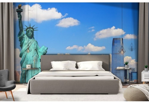 New York City Wallpaper Statue of Liberty Landscape 2