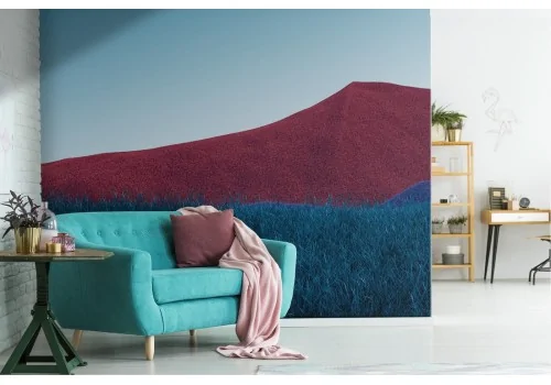 Chromatic mountains landscape wallpaper