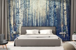 Carta da Parati viale alberato foresta natura paesaggio